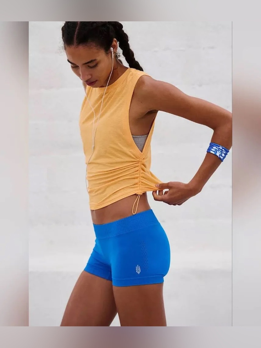 FP Movement Tempo Sport Mode UV Protection Muscle Tee~ Light Papaya